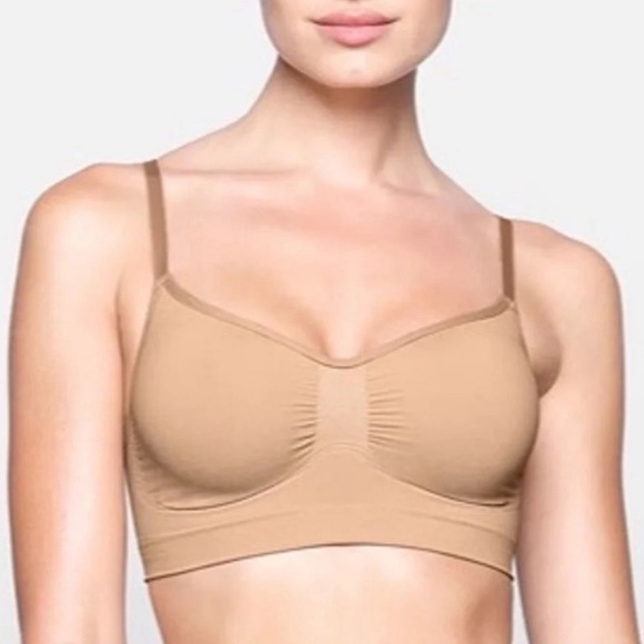 SKIMS Seamless Sculpt Bralette Sz 2X Color Clay New with Box - Picture 3 of 4